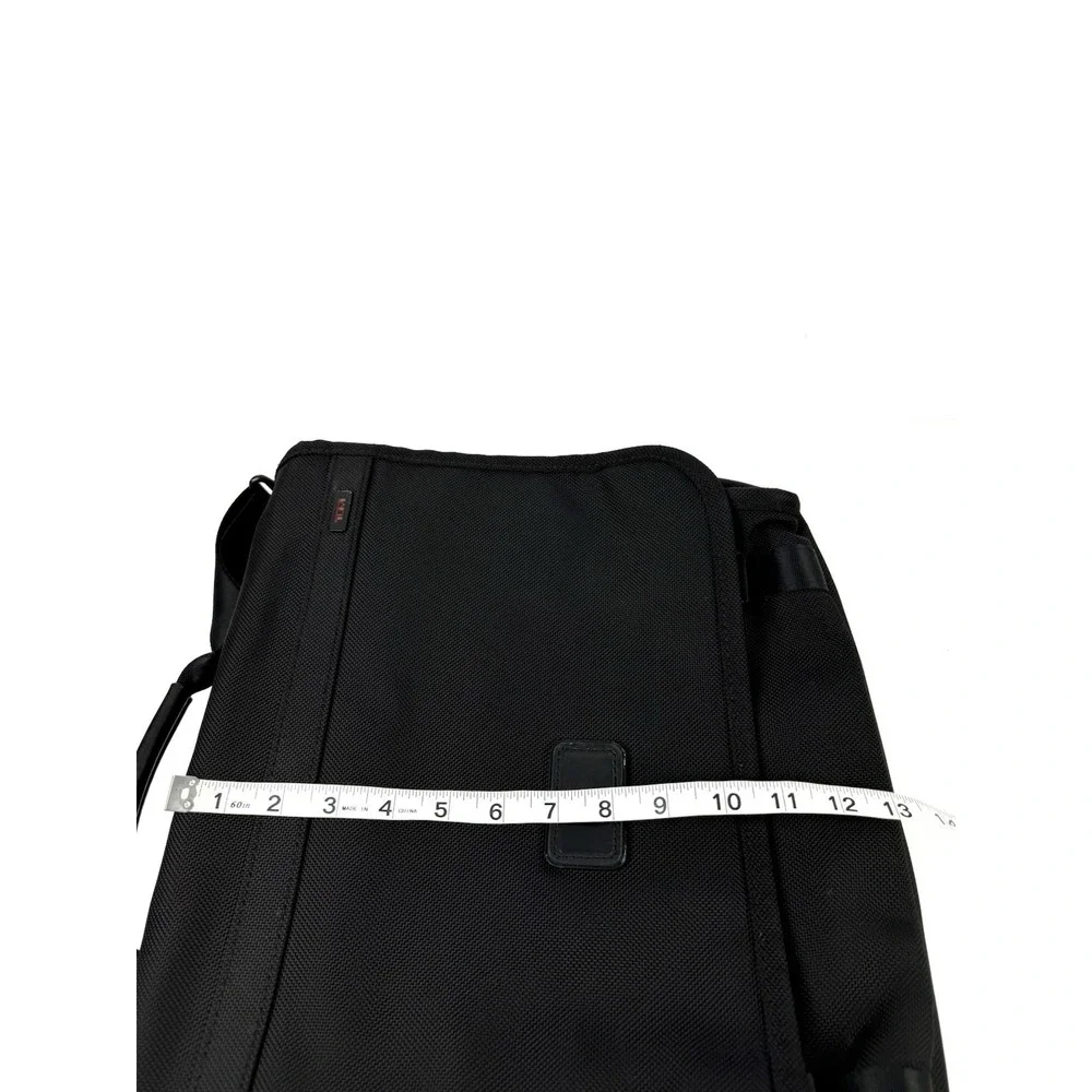 Tumi Alpha Briefcase Slim Black Portfolio Ballistic Nylon Laptop Bag Travel